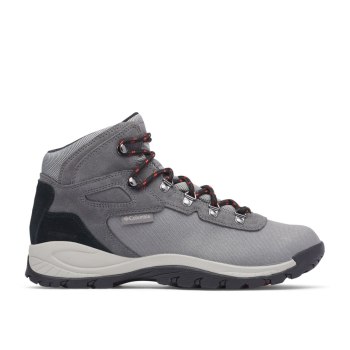 Columbia Wandelschoenen Heren, Newton Ridge Canvas Waterproof Titanium Rood, 83MEDPHYS